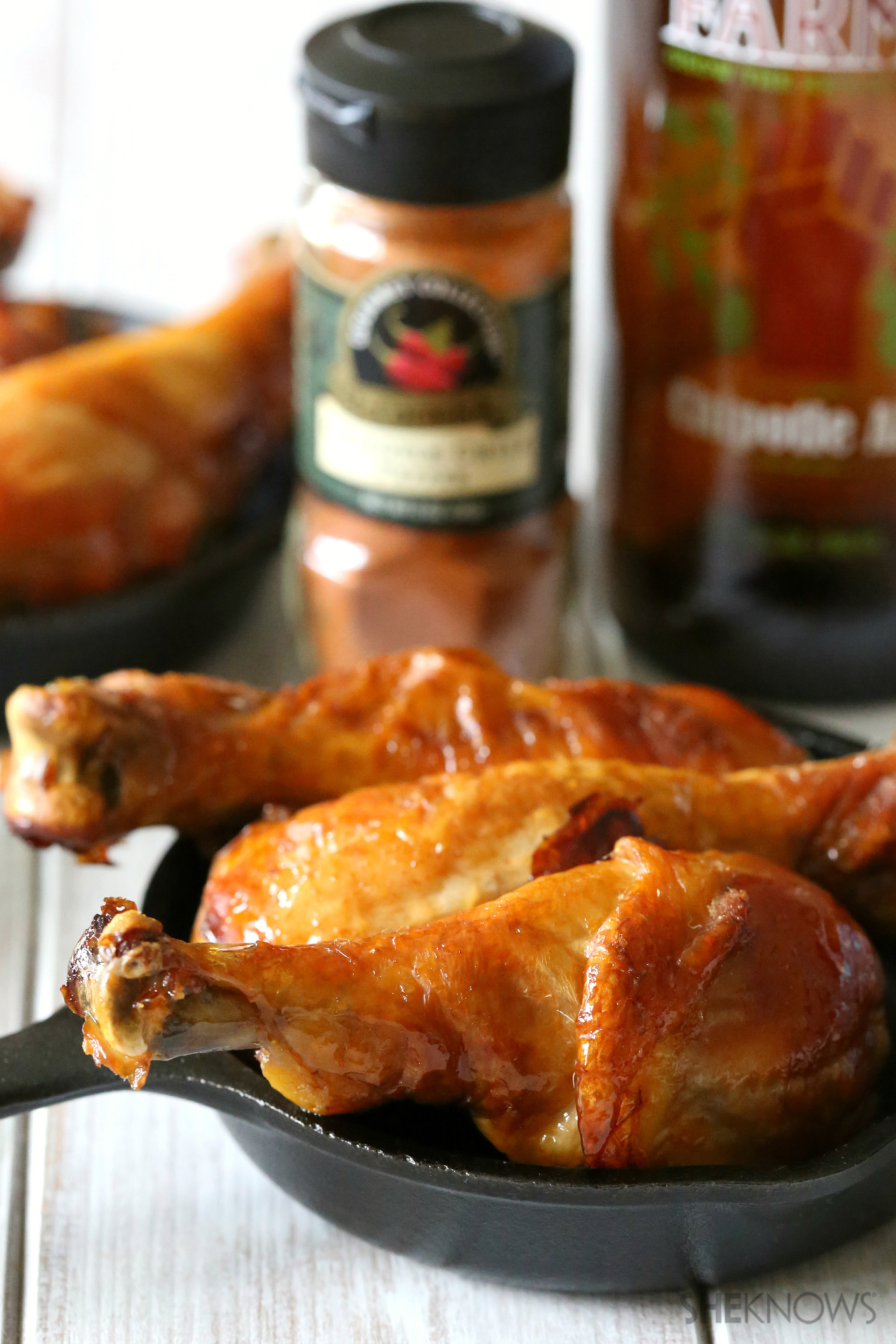 Spicy beer marinaded chicken drumsticks