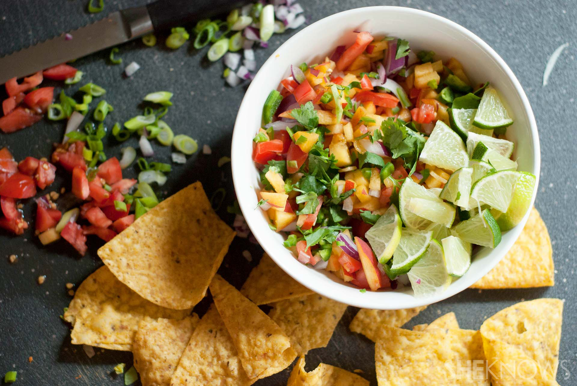 Fresh summer peach salsa recipe