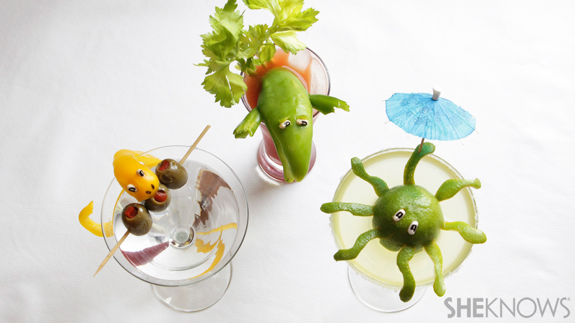 Homemade cocktail “critters” ensure you never have to drink alone