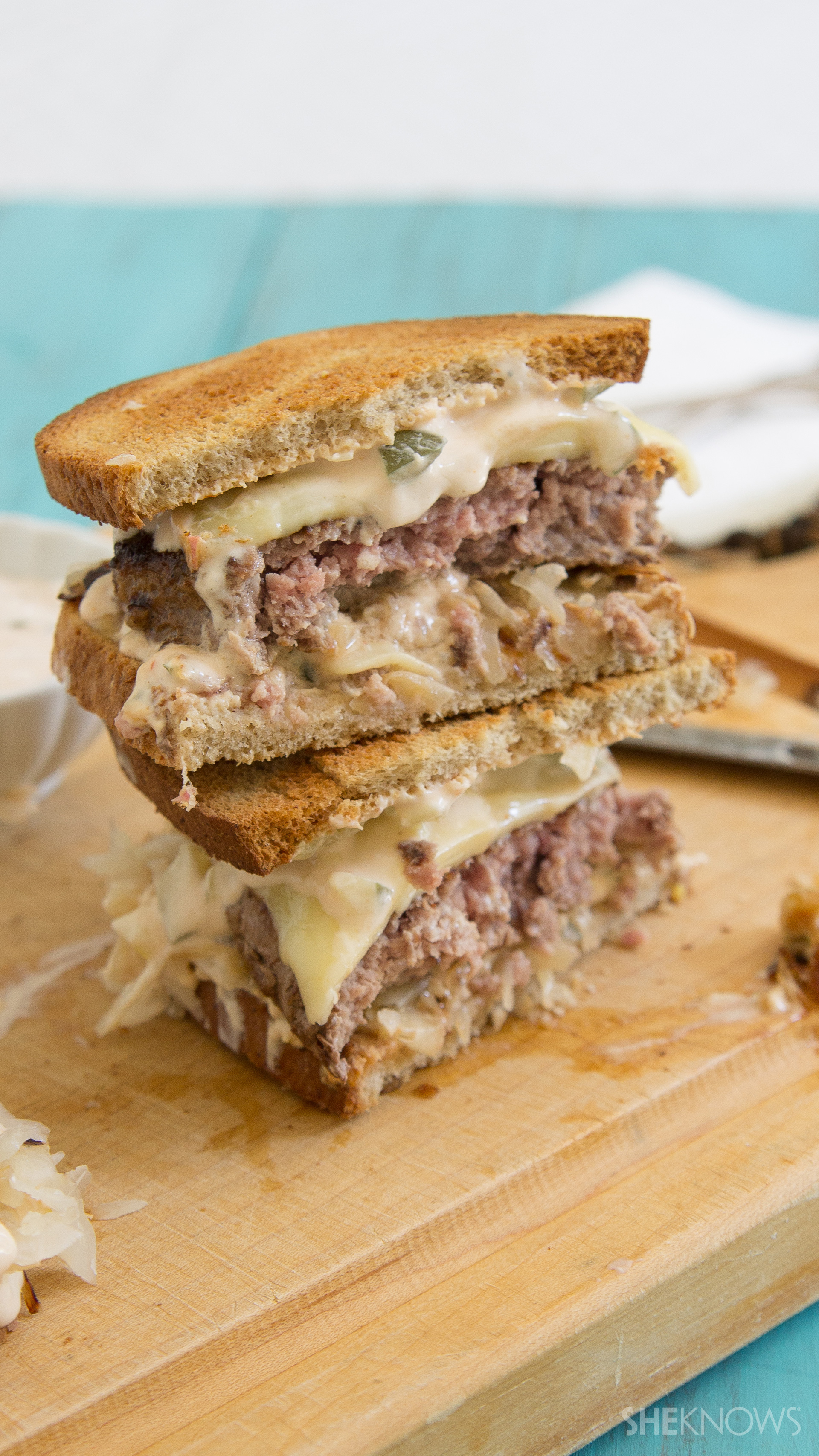 Reuben burgers
