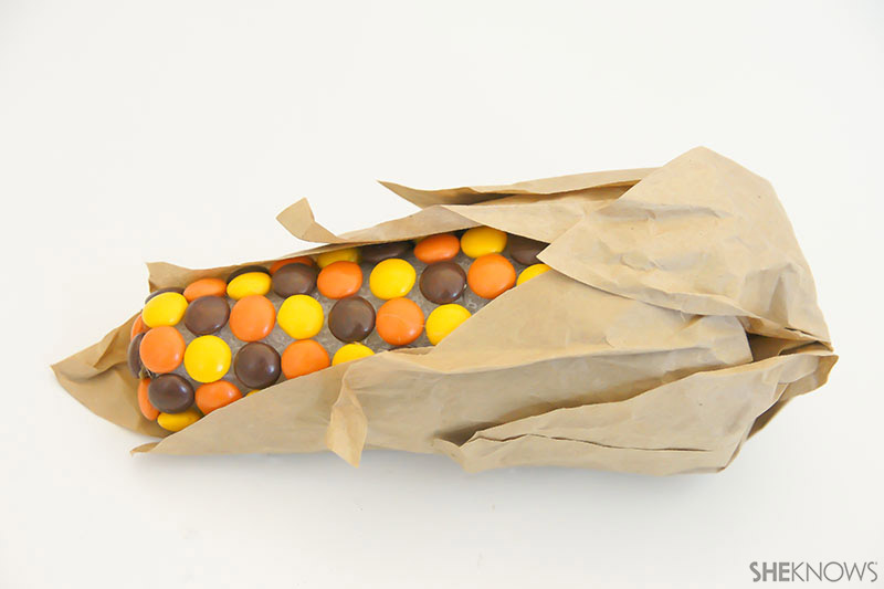 candy corn on the cob