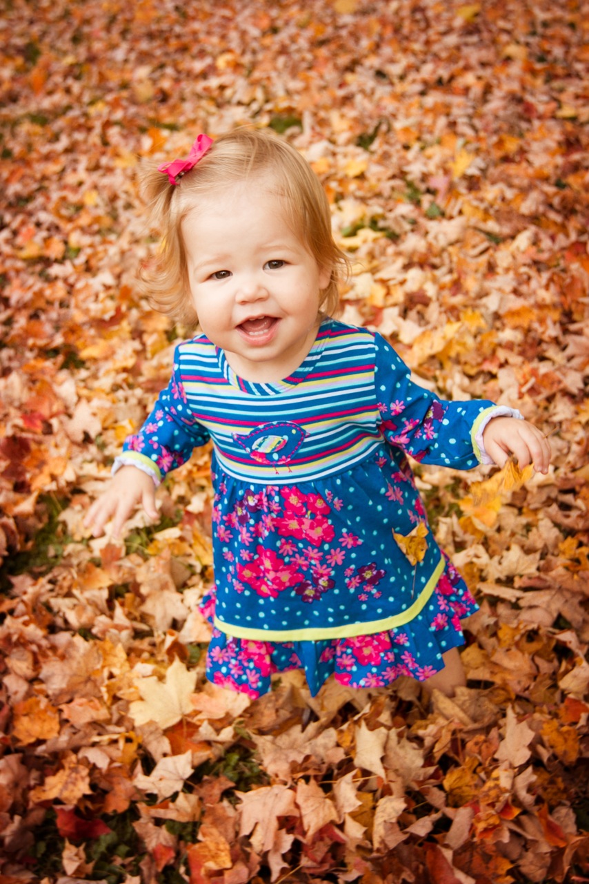 fall baby photography