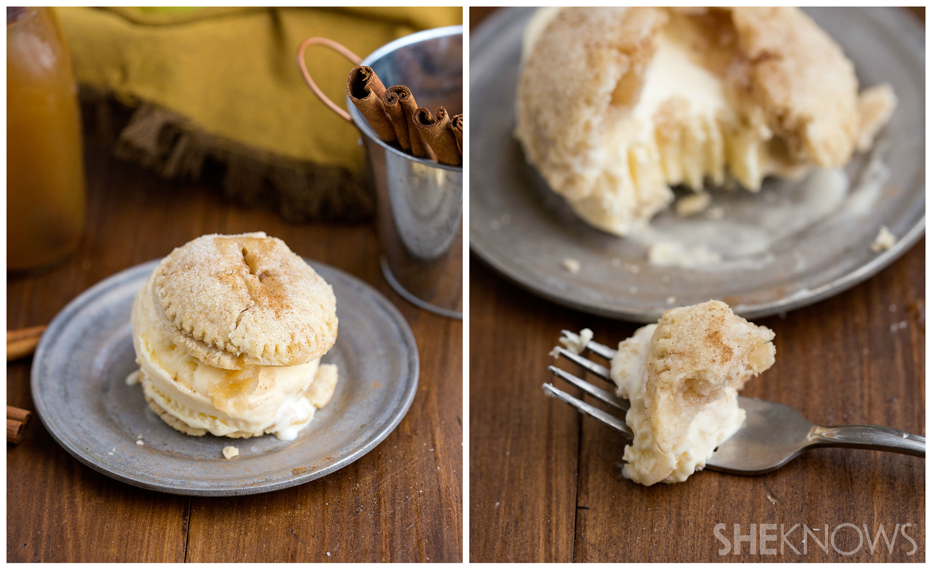 How to make Apple pie sandwich