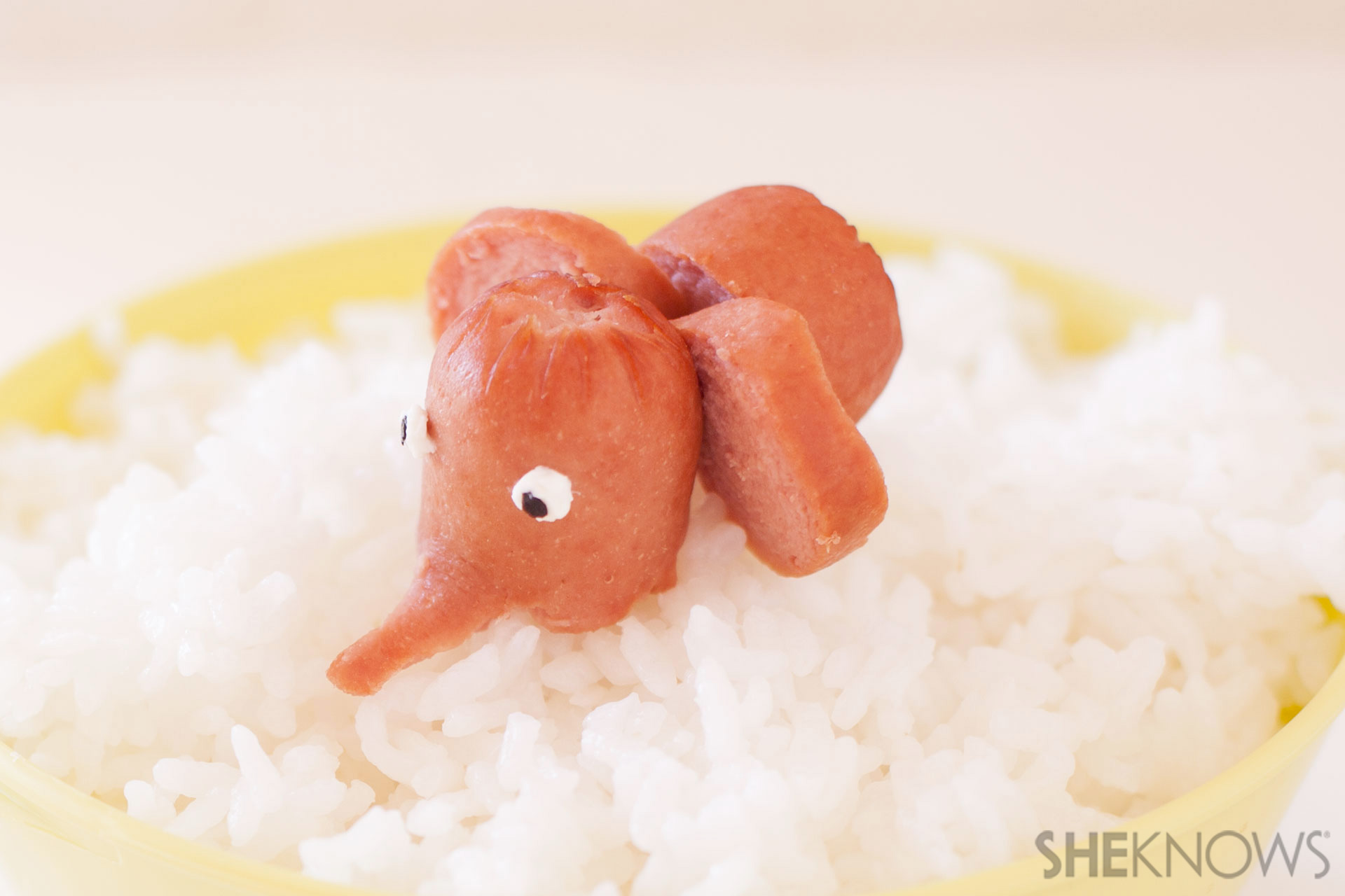 Take your bento box to the next level with 3 cute hot dog animals