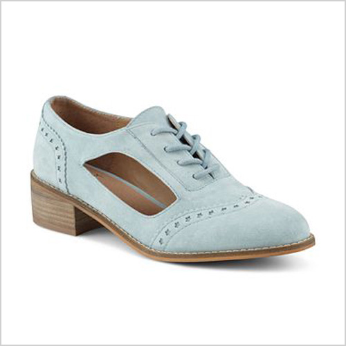 Shellys London Loviri Cut Out Oxford Flats 