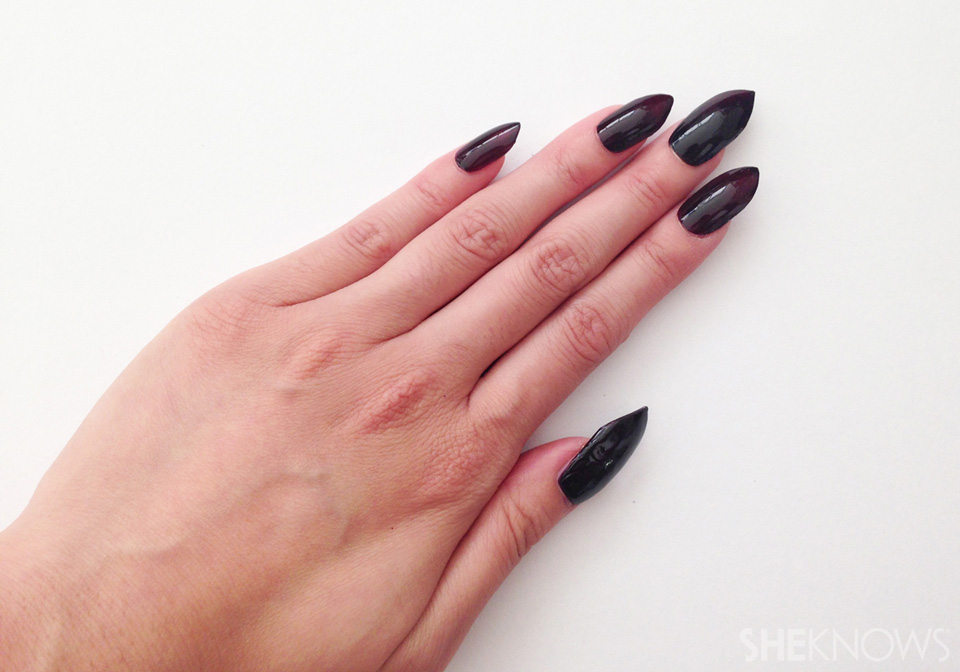 DIY stiletto nails without acrylic
