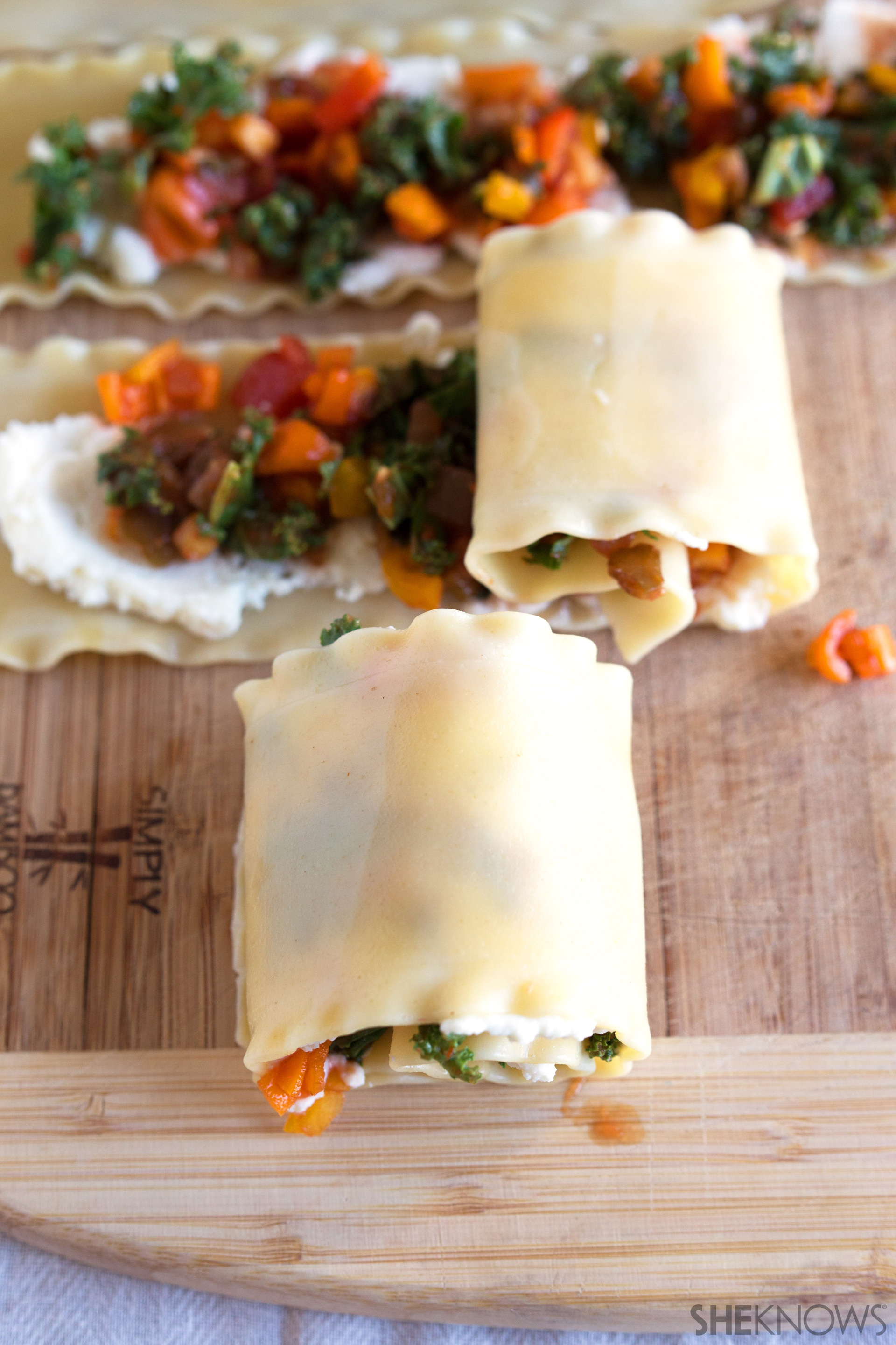 lasagna roll ups vegetarian
