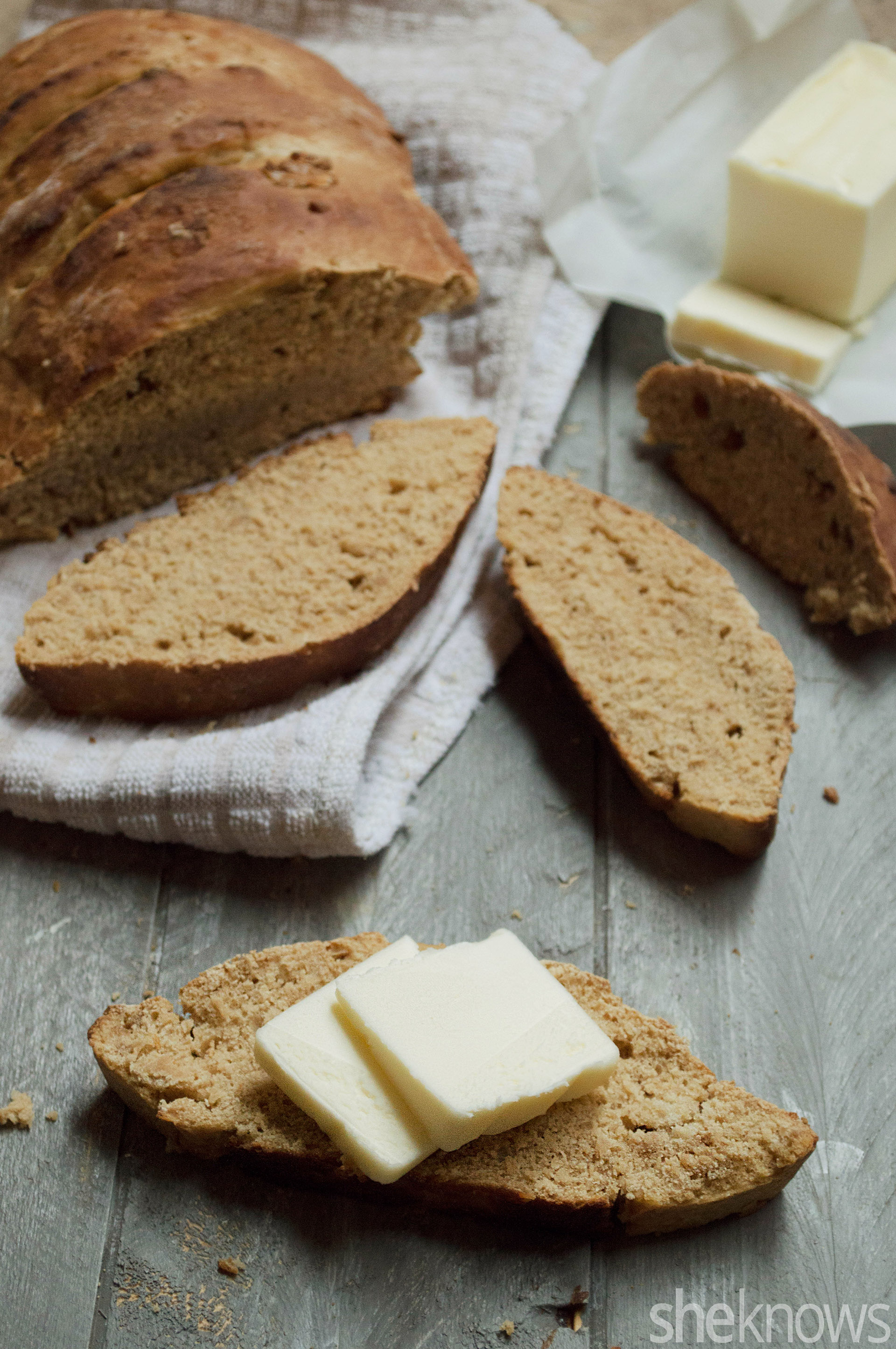 Homemade molasses bread is perfect for the holidays