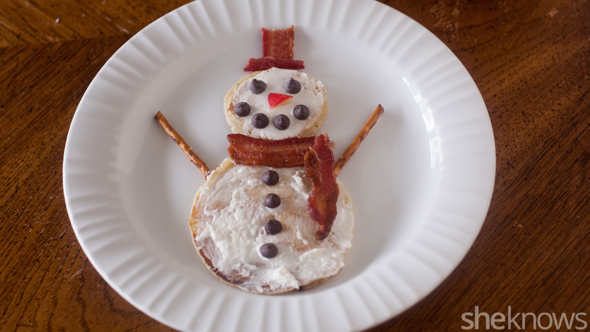 bacon a how pancake your hat. and You pancakes  their make snowman to  to even This ingredients can make use