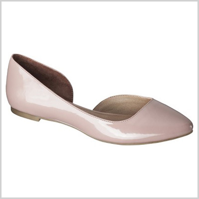 Xhilaration Lana d’Orsay Flats in Blush