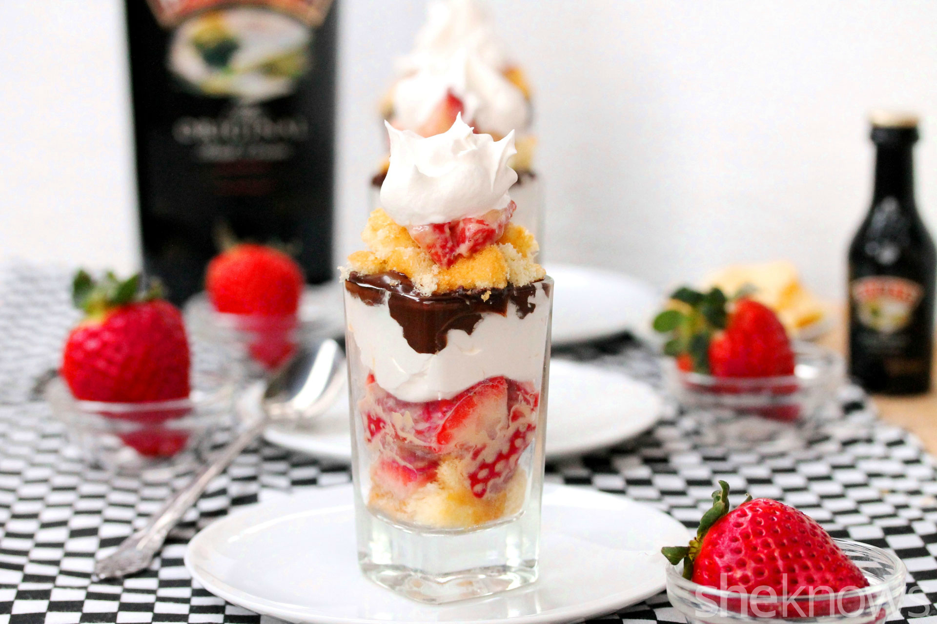 Strawberry shortcake shots are your favorite new boozy dessert