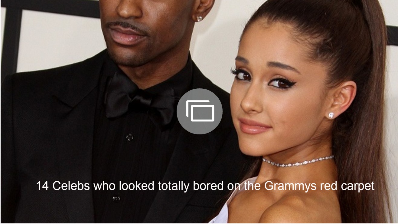 Grammys slideshow- Bored celebs