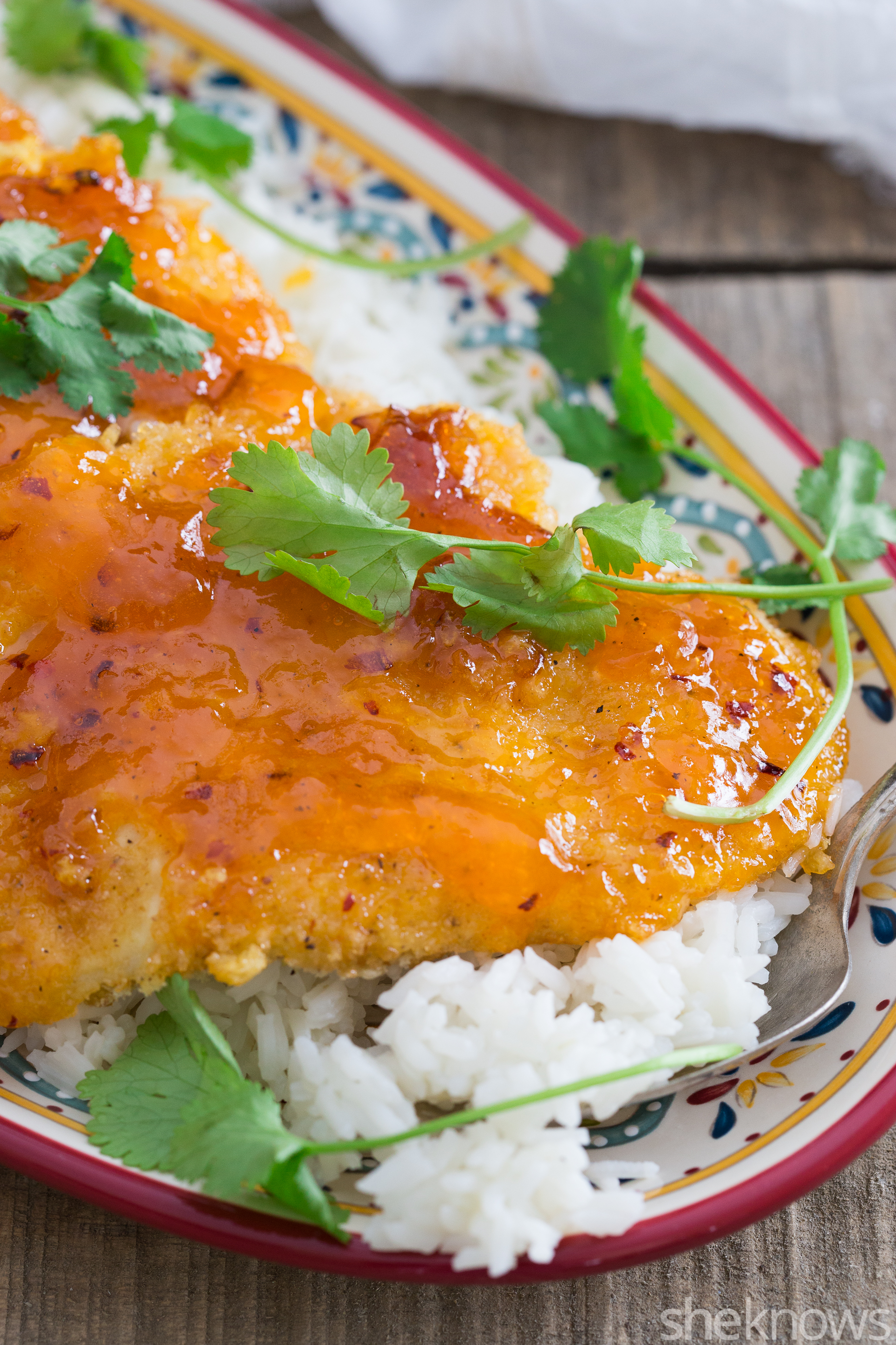Apricot sticky chicken is your 30minute dinner tonight