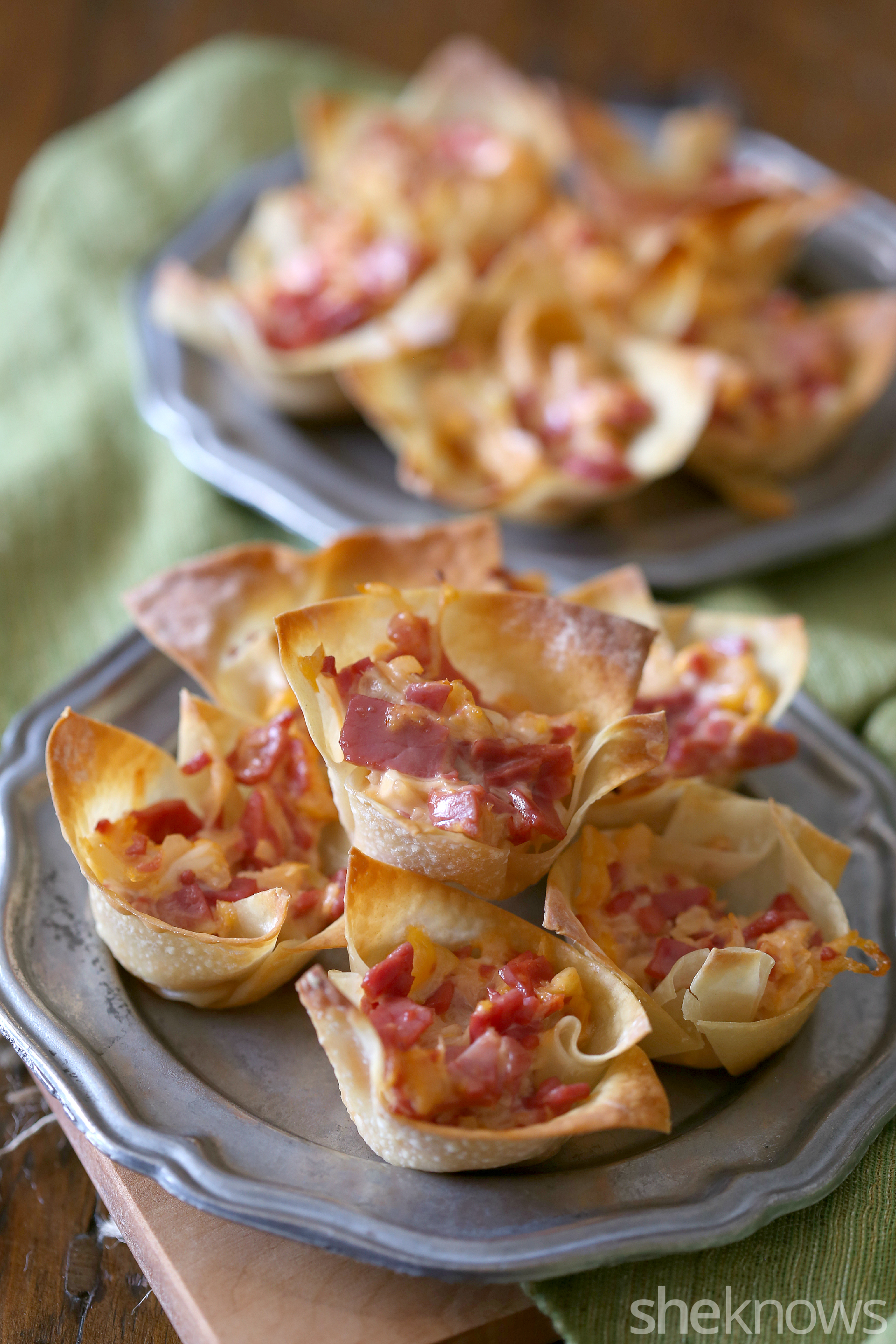 Mini Reuben wonton bites make amazing St. Patrick's Day leftovers