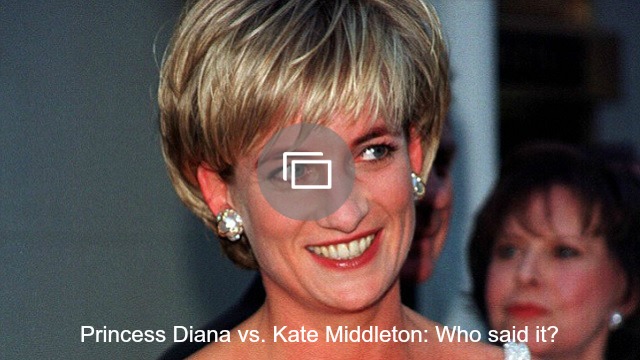 Princess Diana Kate Middleton slideshow