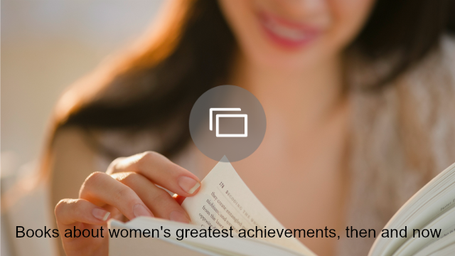 Women's achievements books slideshow