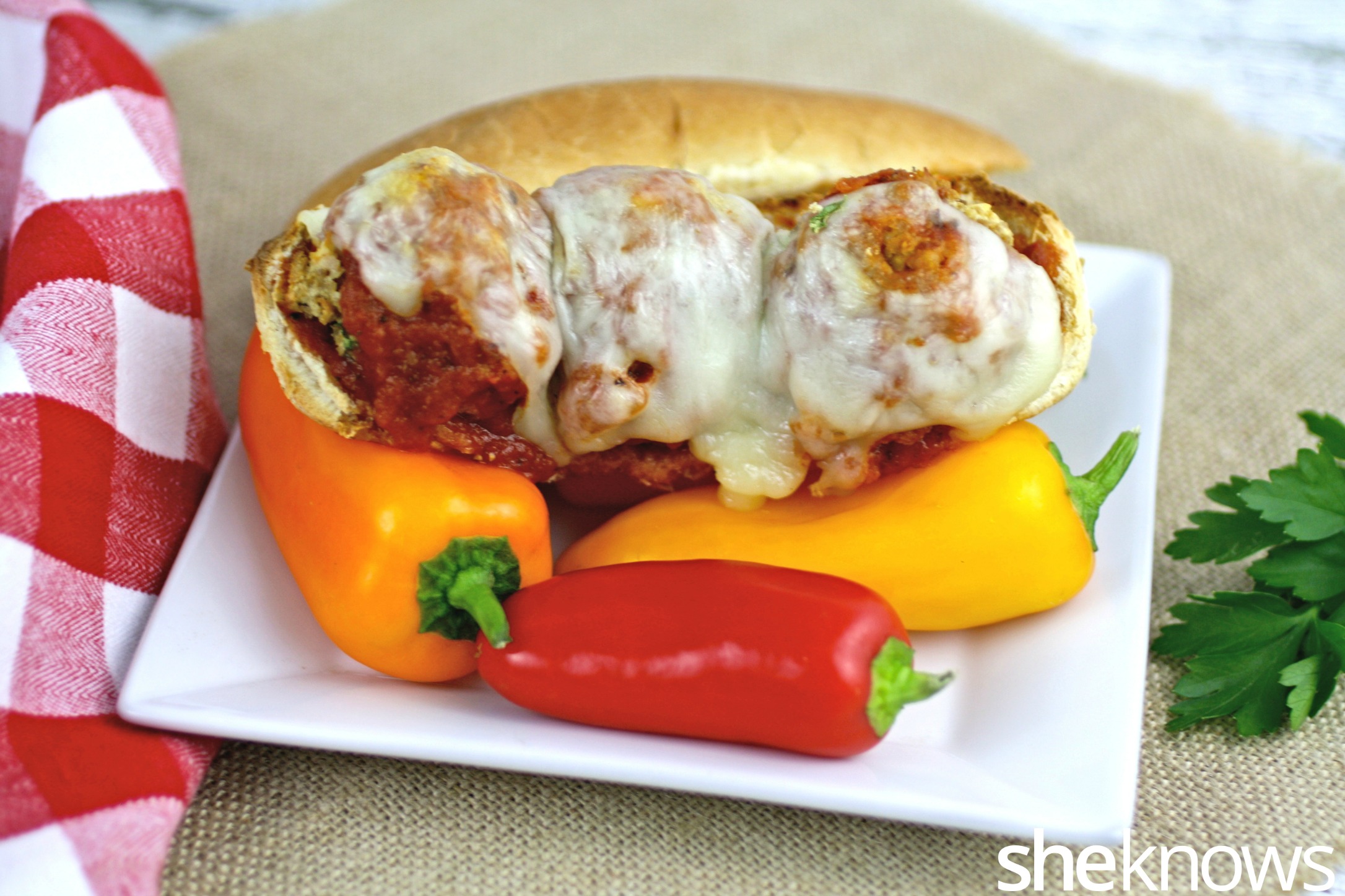 Meatless Monday Seitan 'meatball' subs in just 30 minutes