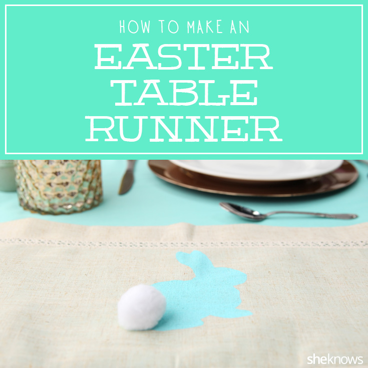 DIY Easter table runner (VIDEO)