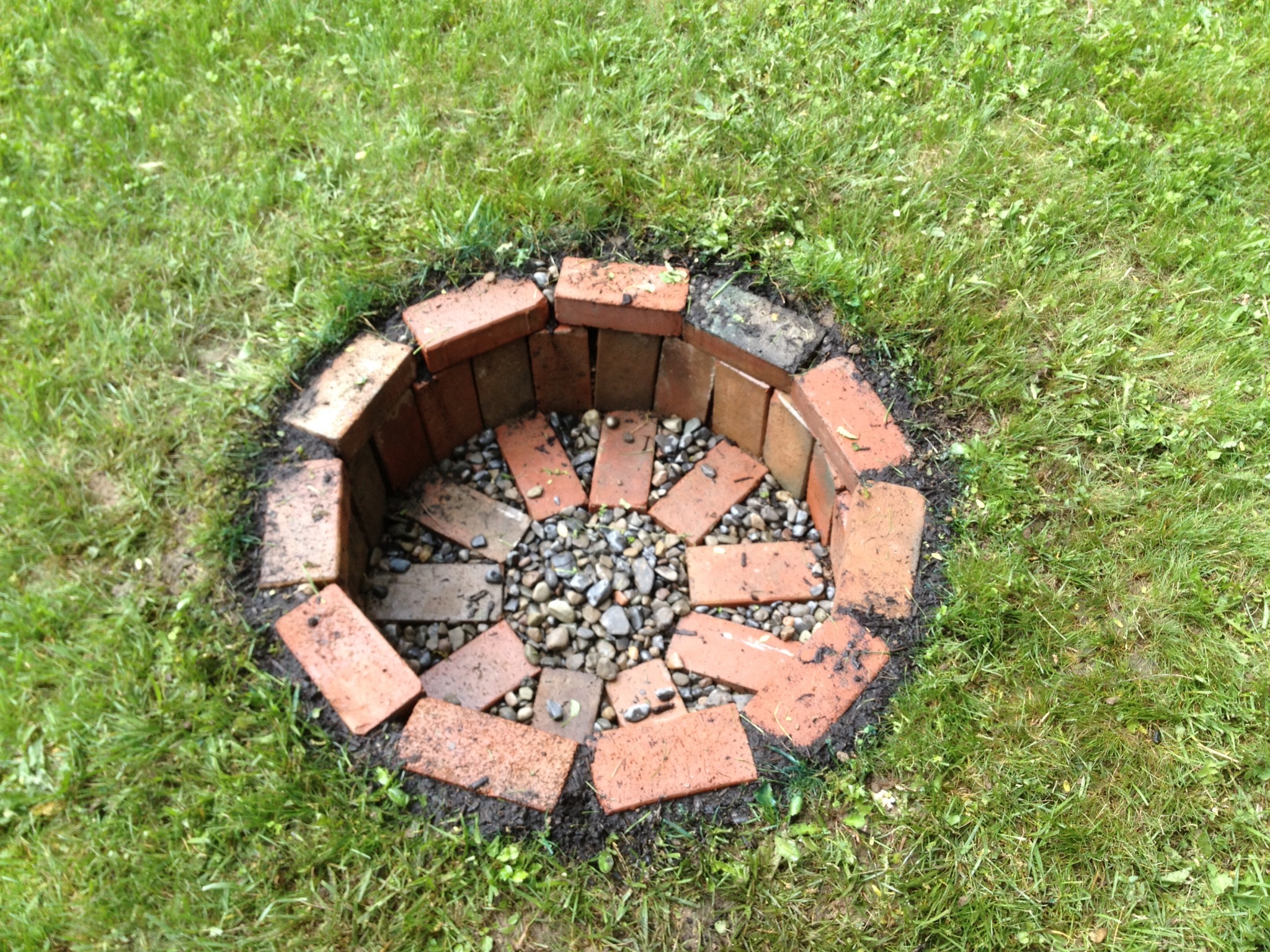 Brick Fire Pit In Ground Fire pit backyard diy budget outdoor choose board cheap