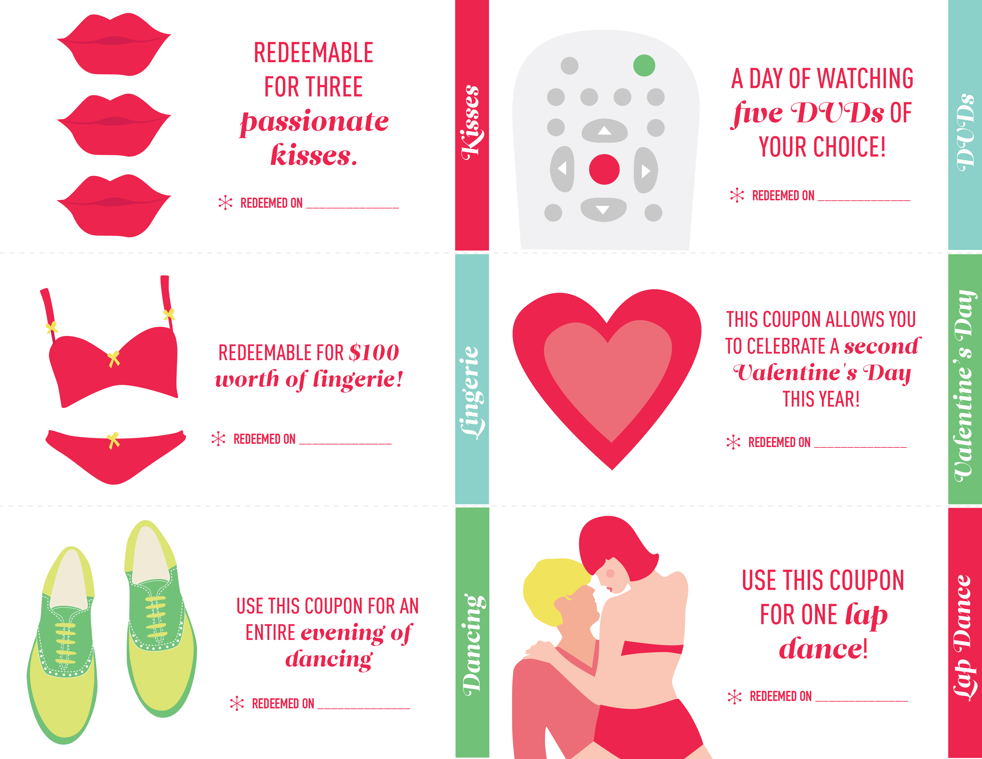 23 Love Coupon Book Ideas For Valentines Day