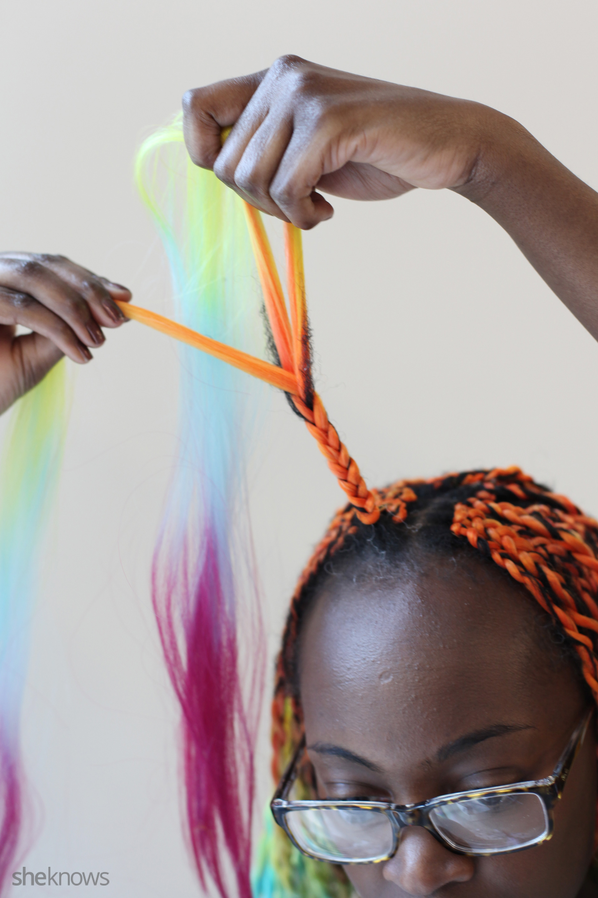 How To Braid Twists Into Afro Hair Without Going To A Salon 