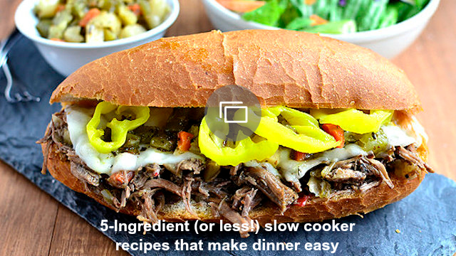 5-ingredient slow cooker recipes