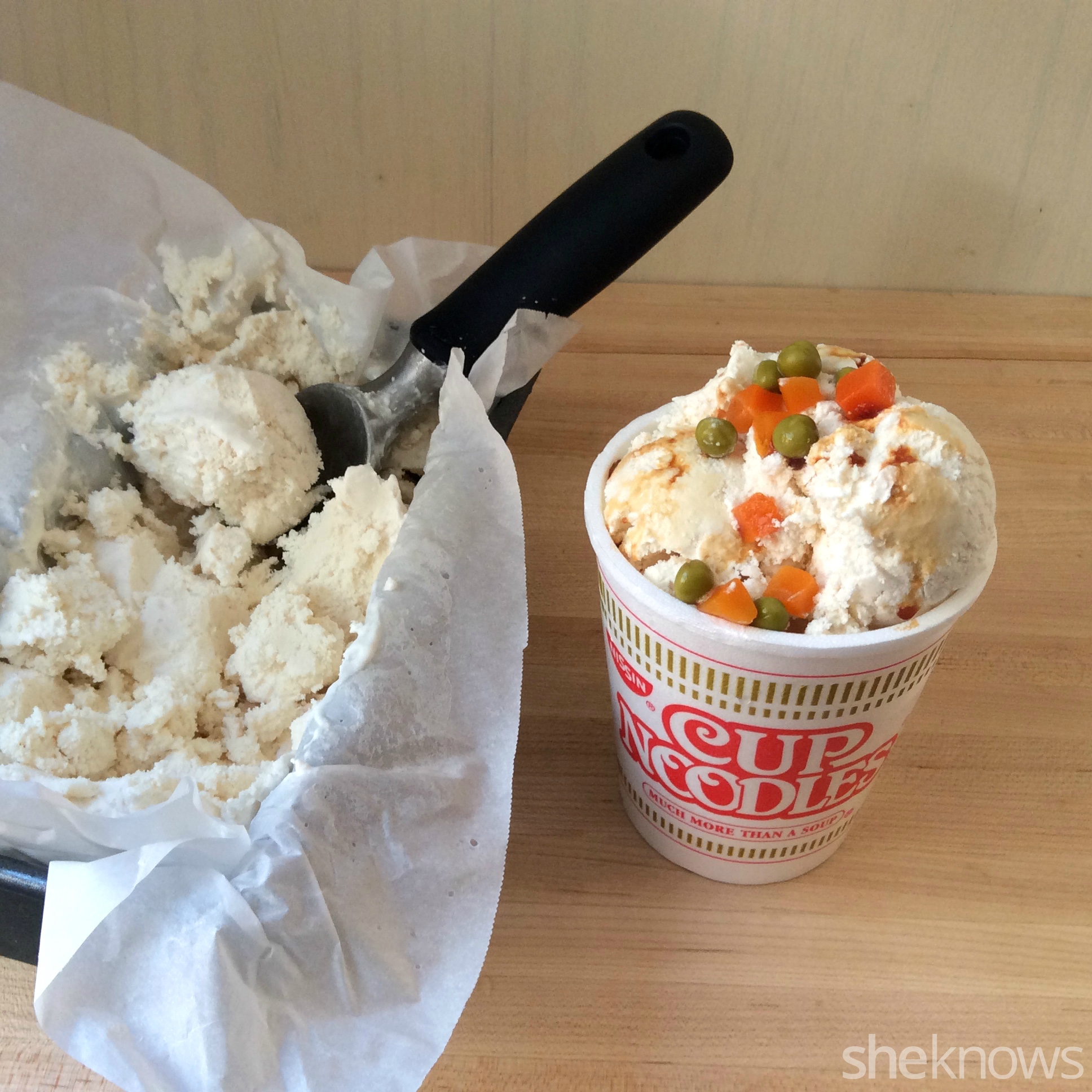 I made ramen ice cream, and it wasn't nearly as bad as I expected