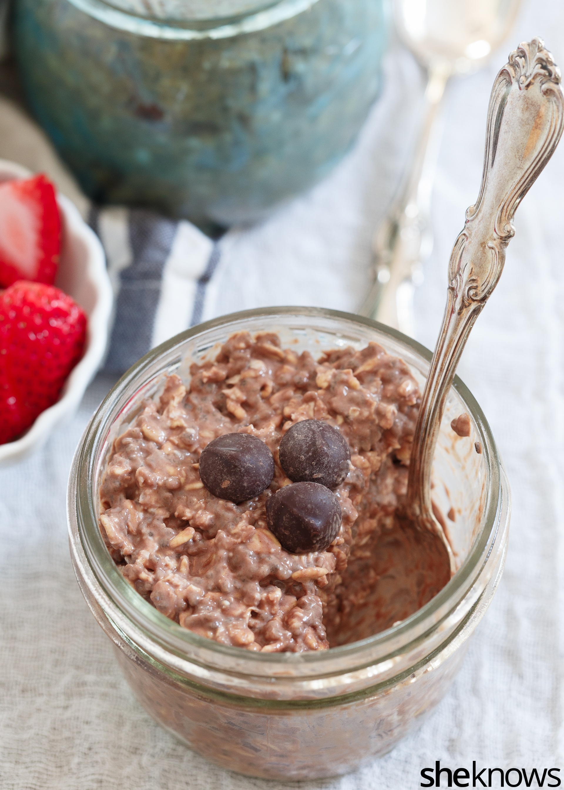 Brownie batter overnight oats make chocolate for breakfast fully acceptable