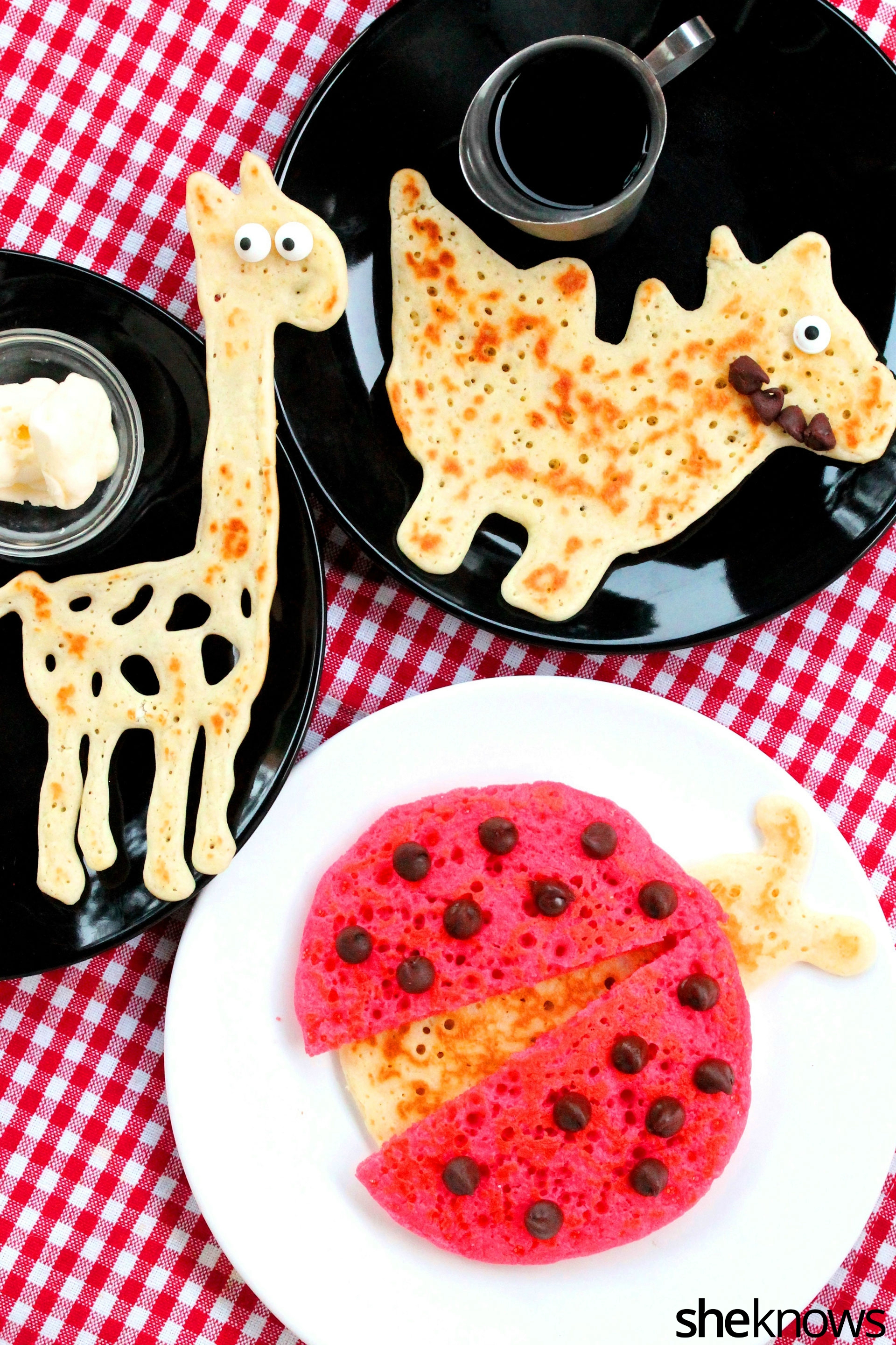 Animalshapedpancakes