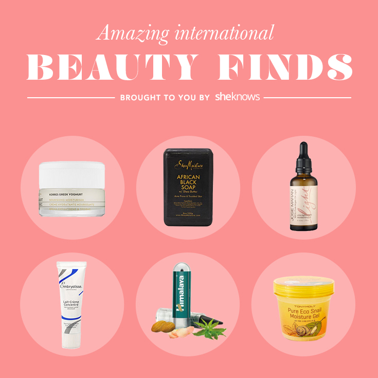 6 Internationalinspired beauty products you'll wish you had a long