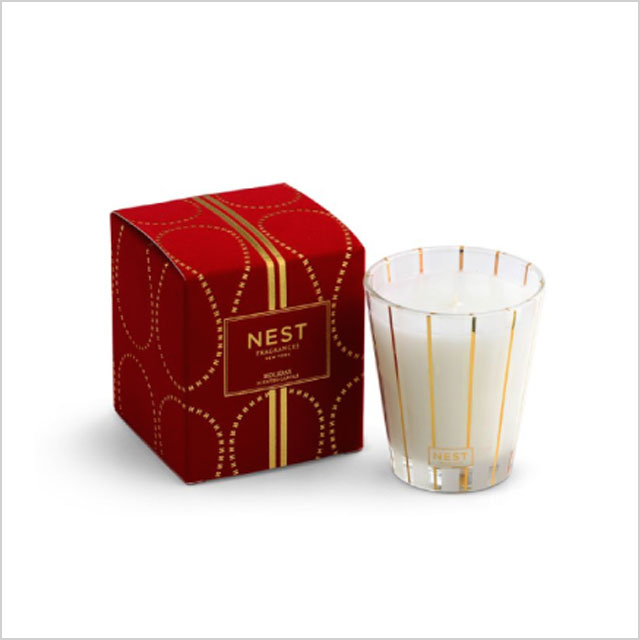 9. Neighbor: Nest Holiday Ornament Candle