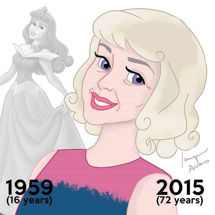 Sleeping Beauty aged 72