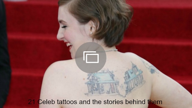 celebrity tattoos slideshow