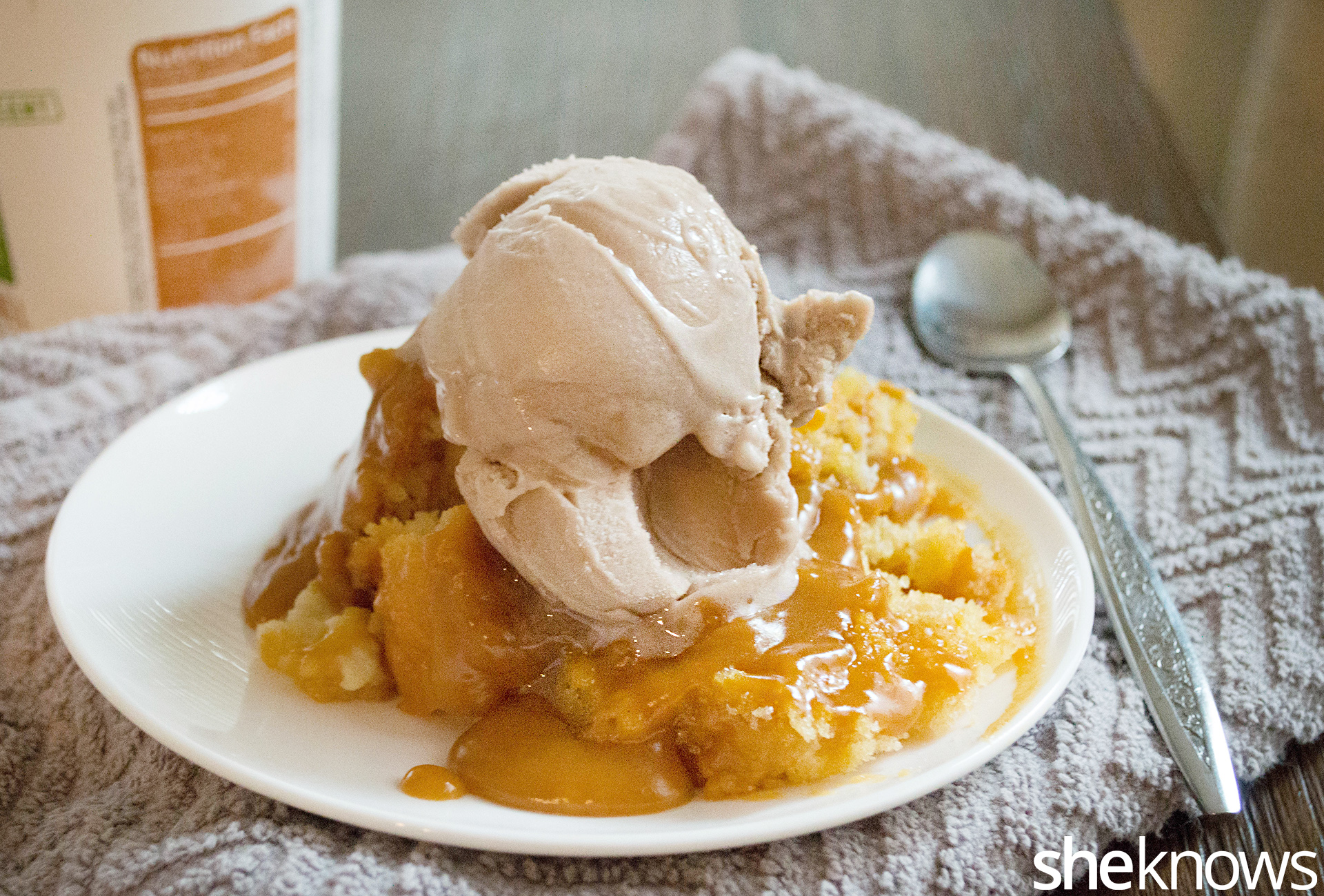 Slow cooker butterscotch pudding cake makes dessert effortless