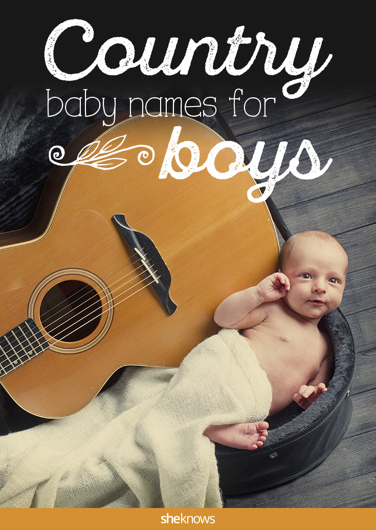 Rustic baby names for boys are all the rage