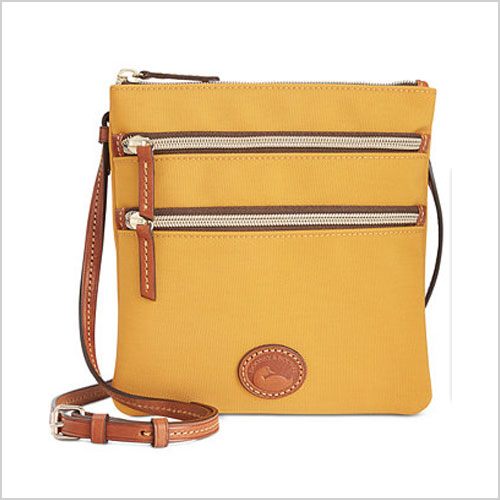 Dooney & Bourke North South Triple Zip Nylon Crossbody