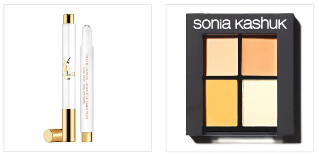 YSL Top Secrets Wake-Up Eye Care and Sonia Kashuk Hidden Agenda Concealer Palette