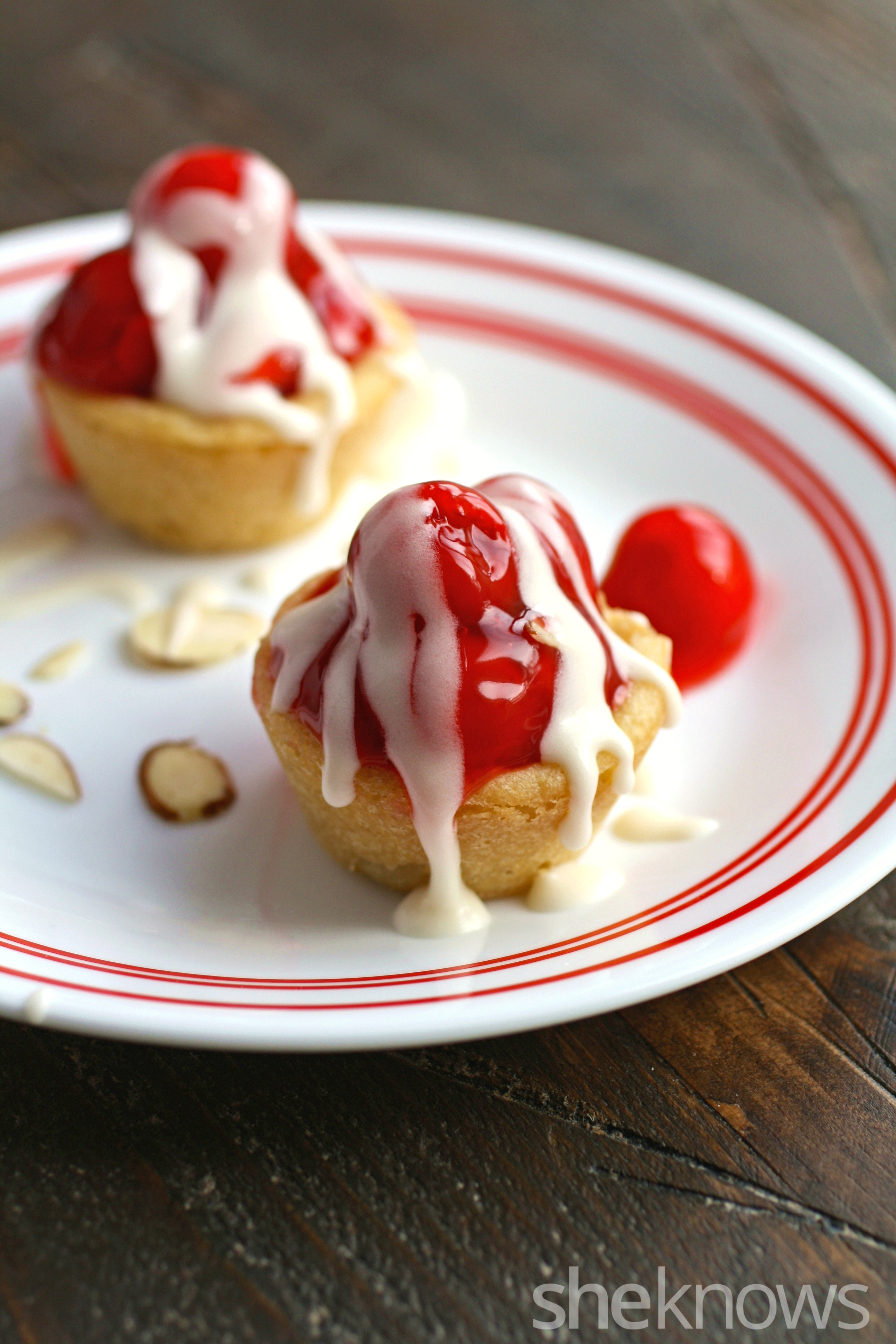 Cherry pie cookie cups have a secret timesaving ingredient