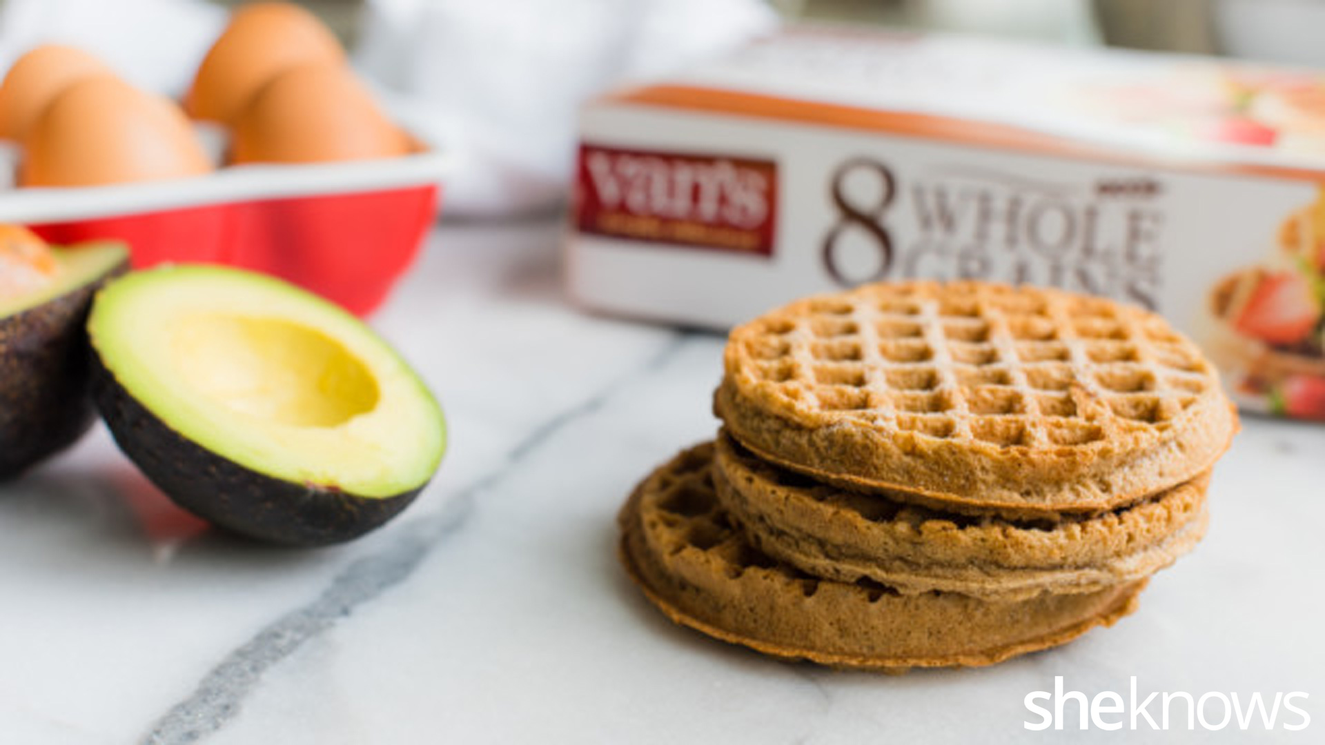 Easy waffle breakfast sandwich for a wholesome morning meal