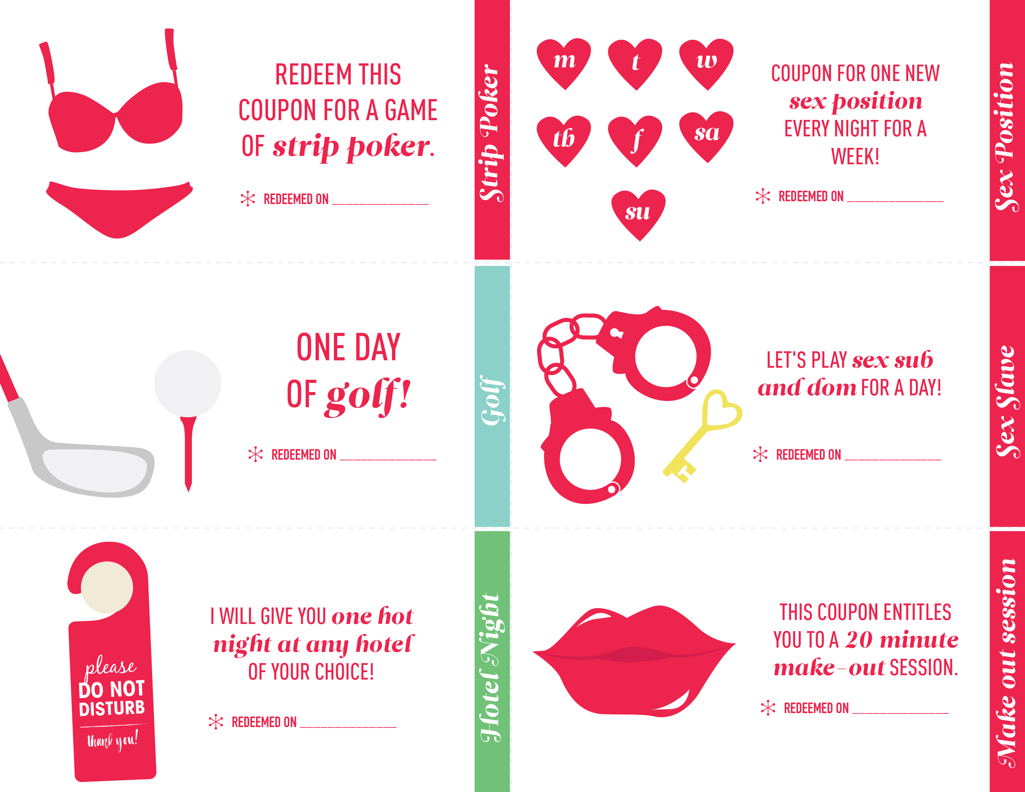 23 Love Coupon Book Ideas For Valentine s Day