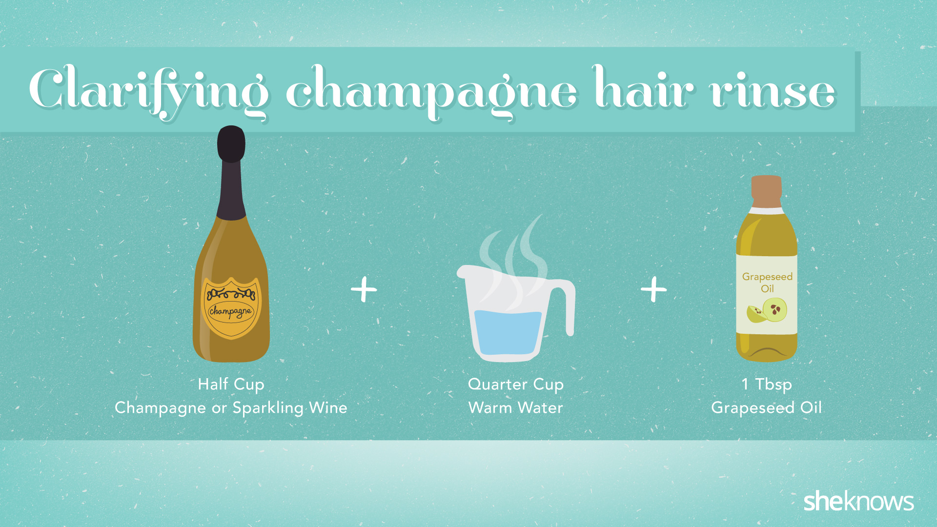 Champagne beauty DIY
