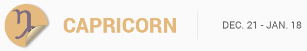 CAPRICORN (Dec. 21 - Jan. 19)