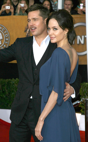 Angie's dress from the side