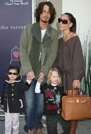 Chris and his family at a recent benefit