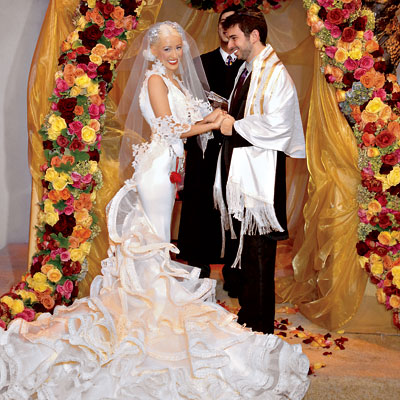 wedding of Christina Aguilera and Jordan Bratman 