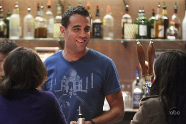 Bobby mixes some drinks on Cupid