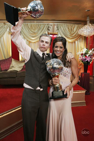 Your winners: Brooke Burke and Derek Hough