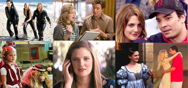 CW: Charlie's Angels, Music and Lyrics, Fever Pitch, 50 First Dates, Ever After, He's Just Not, ET