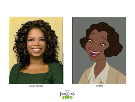 Oprah Winfrey is Eudora in Disney's The Princess and The Frog