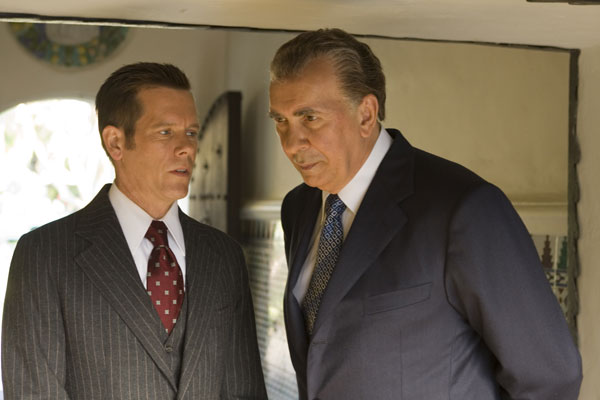 Kevin Bacon and Frank Langella in Frost/Nixon